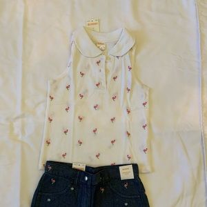 Shorts and top set